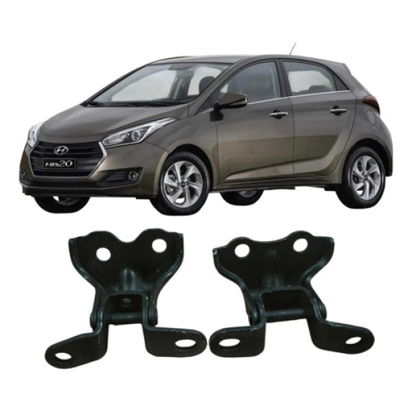 Dobradiça Superior Porta Traseira Hyundai Hb20 2016 Orig