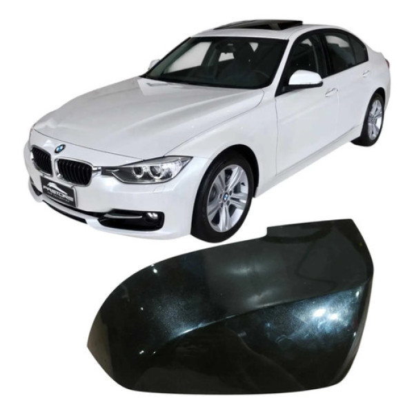 Capa Retrovisor Esquerdo Bmw 320i 2015 2.0 729980706 Preto