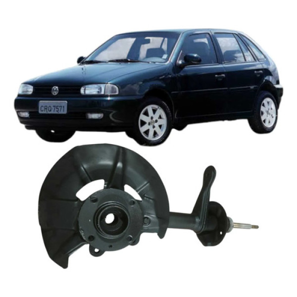 Torre Montante Dianteira Direita Vw Gol 1999 1.0 Original Preto
