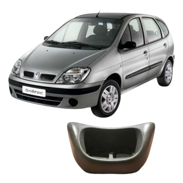 Porta Copo Console Central Renault Scenic 2003 7700846260 Preto