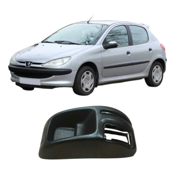 Console Central Freio De Mão Peugeot 206 2005 9625037477g