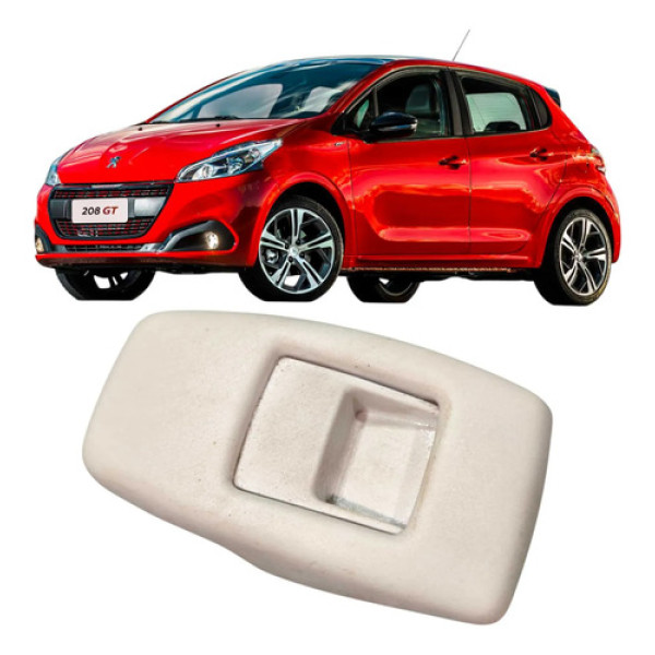 Botão Regulagem Cinto Dianteiro Esquerdo Peugeot 208 2017 Branco