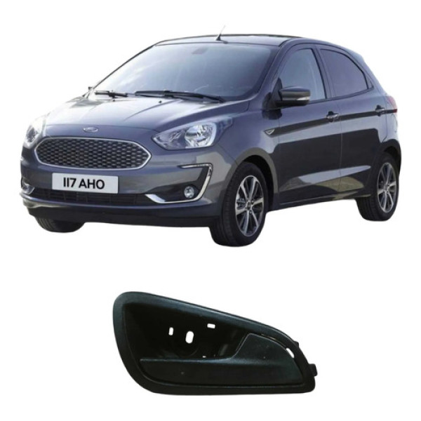 Maçaneta Dianteira Direita Ford Ka 2019 1.0 3c E3b5a22660acw Preto Dianteira