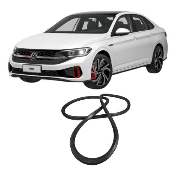 Borracha Porta Dianteira Direita Vw Jetta 2023 Original