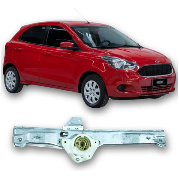 Maquina Vidro Dianteira Esquerda Ford Ka 2019 1.0  Original
