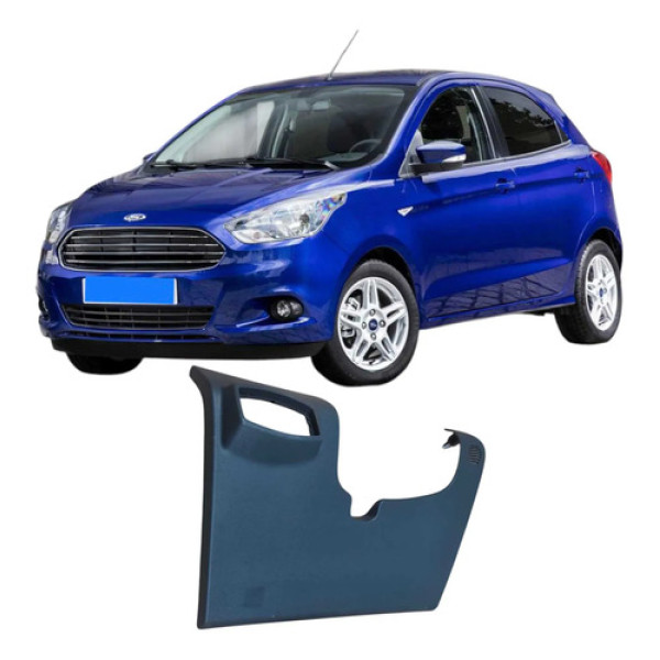 Tampa Inferior Do Painel Instrumentos Ford Ka 2018 A045n68 Preto
