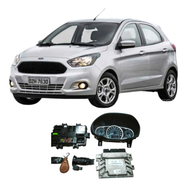 Kit Code Injeçao Modulo Ford Ka 2019 1.0 3c A2c7544100505