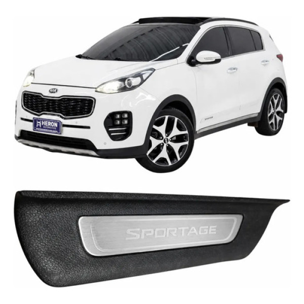 Soleira Traseira Esquerda Kia Sportage 2018 2.0 85877d9500 Prateado