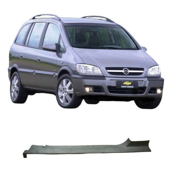Acabamento Soleira Traseiro Esquerdo Gm Zafira 2006 93328907 Cinza-escuro