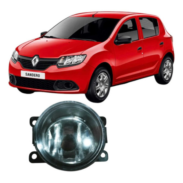 Farol Milha Esquerda Renault Sandero 2019 1.0 Original Ciano