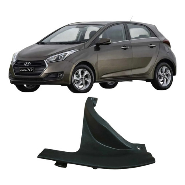 Soleira Porta Traseira Esquerda Hyundai Hb20 2016 85876r1000 Preto
