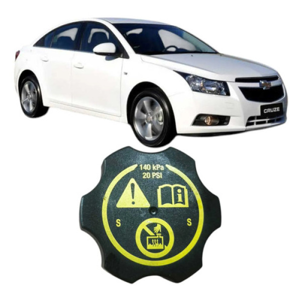 Tampa Reservatorio Radiador Gm Cruze 2014 1.8 Original