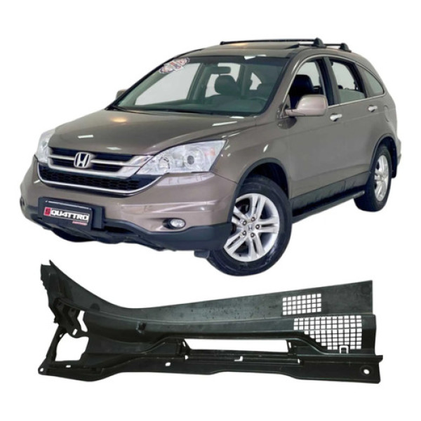 Grade Churrasqueira Direita Honda Crv 2010 2.0 Original Preto Plástico Texturizado