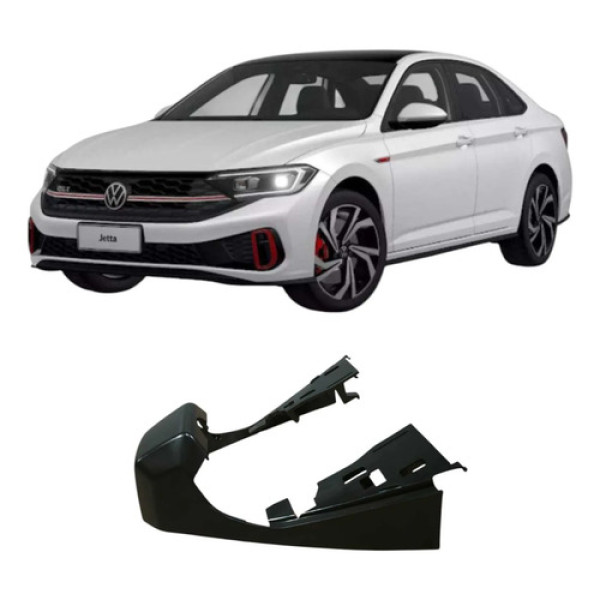 Acabamento Painel Central Jetta Gli 2.0 2023 17a868437 Preto Listras