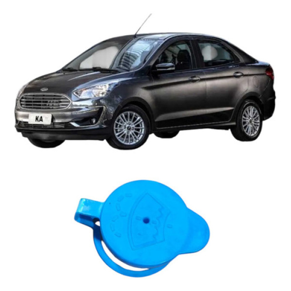 Tampa Reservatório Para-brisa Ford Ka 2019 1.5 3c Original Preto