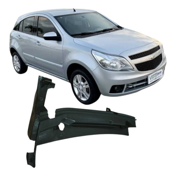 Acabamento Esquerdo Churrasqueia Chevrolet Agile 2012 1.4  Preto