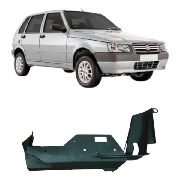 Suporte Bagagito Esquerdo Fiat Mille 2010 100170720 Original Preto