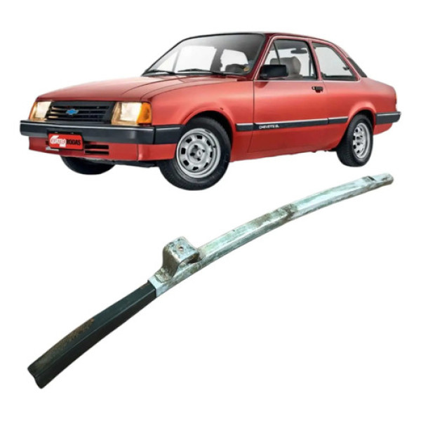 Canaleta Direita Vidro Chevrolet Chevette 1989 1.6 2p  Prateado