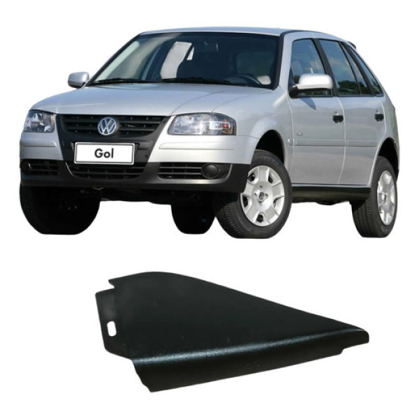 Acabamento Direito Retrovisor Volkswagen Gol 2006 Original Preto