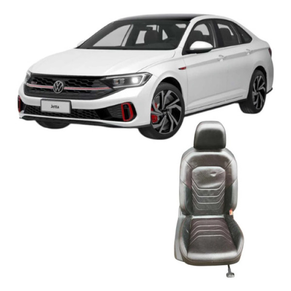 Banco Dianteiro Direito Volkswagen Jetta 2023 Gli Original Cinza