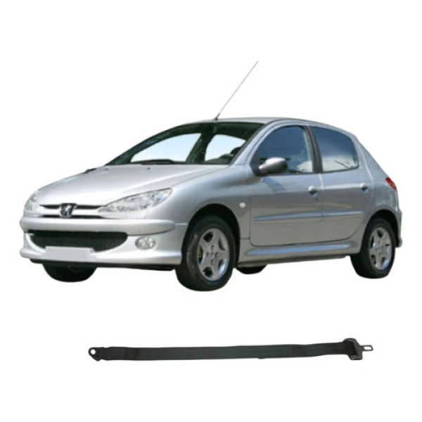 Fivela Cinto Segurança Traseiro Peugeot 206 2007 Sa96134163x