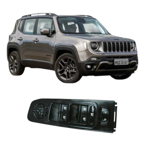 Botão Vidro Elétrico Motorista Jeep Renegade 2019 30171110