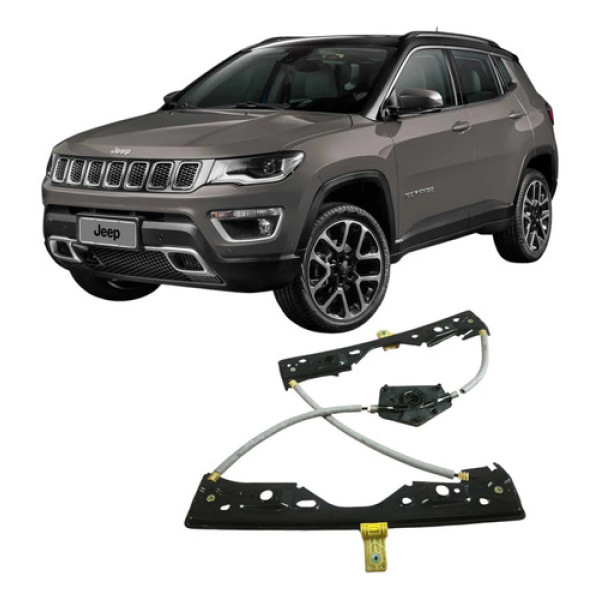 Maquina Vidro Eletrico Dianteira Esquerda Jeep Compass 2020