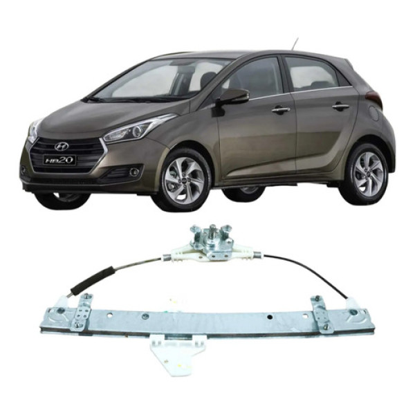 Maquina Vidro Traseiro Direito Hyundai Hb20 2016 Original