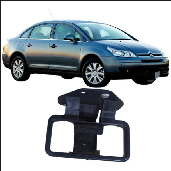 Suporte Botão Traseiro Esquerdo Citroen C4 Pallas 2008 Preto