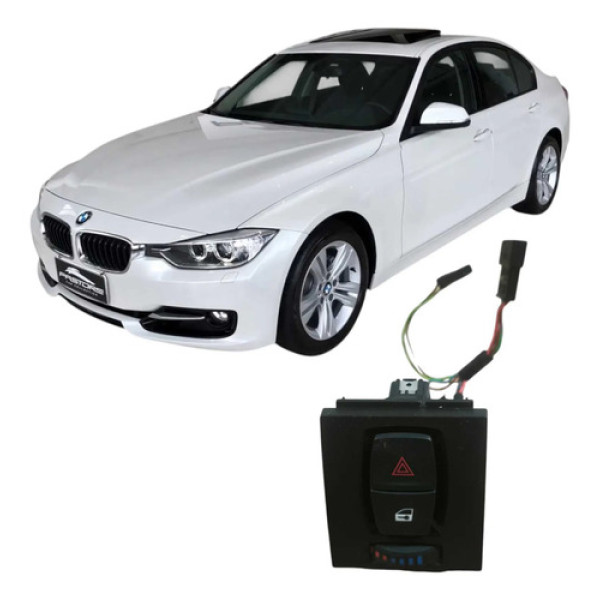 Botão Pisca Alerta Bmw 320i 2015 2.0 923178603 Original Preto