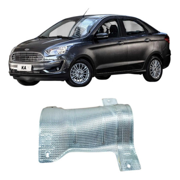 Defletor Calor Escapamento Ford Ka 2020 1.0 3c Original