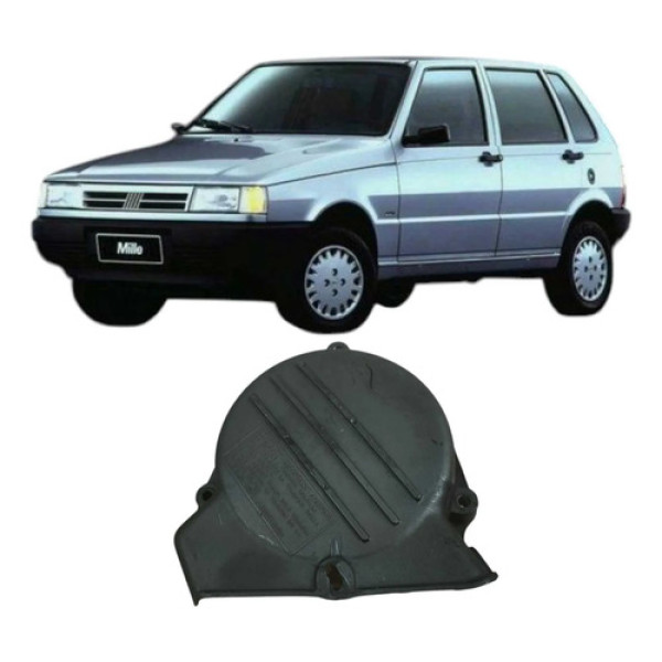 Capa Da Correia Dentada Fiat Uno 1998 1.0 Original Preto