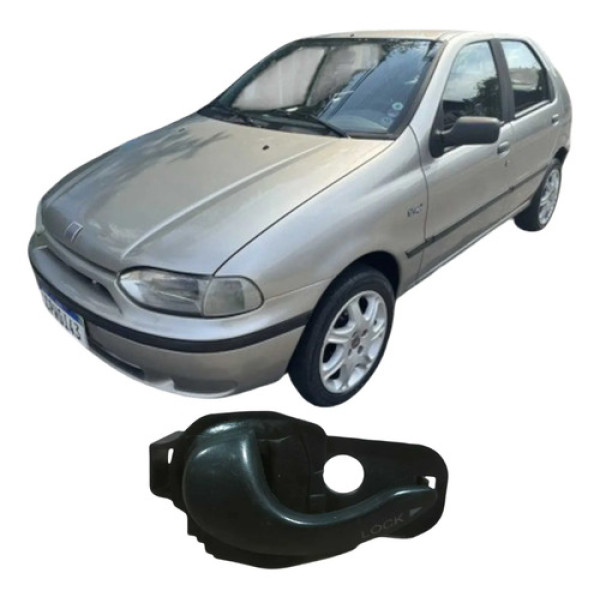 Maçaneta Traseira Direita Fiat Palio 1997 1.0 Original Preto Traseira