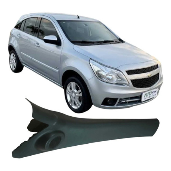 Coluna Esquerda Para-brisa Chevrolet Agile 2012 1.4 Original Preto