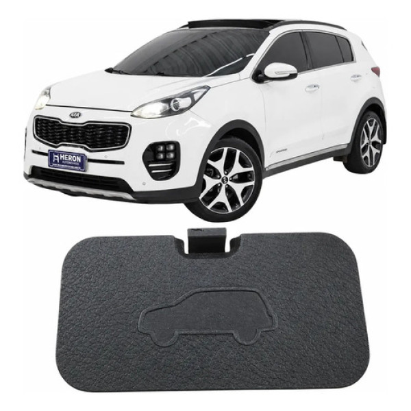 Tampa Acabamento Forro Porta Malas Kia Sportage 2018 Prateado