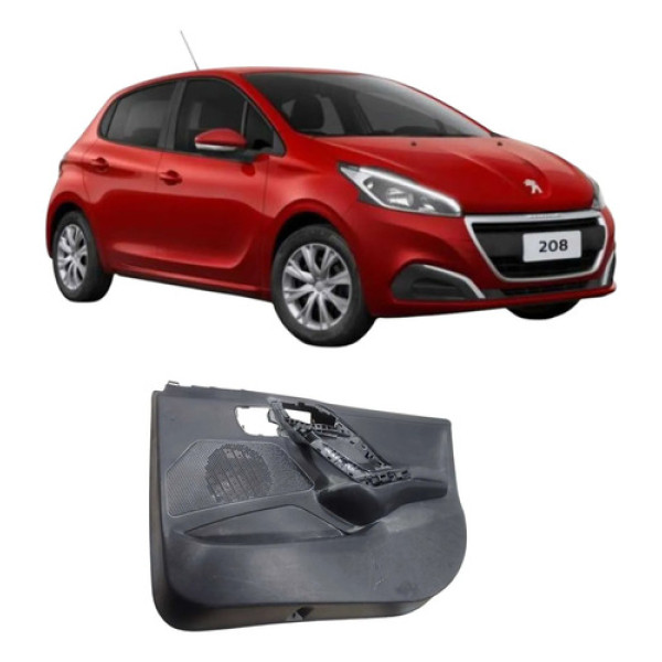 Forro Porta Dianteira Direita Peugeot 208 1.2 3c 2019 Cinza