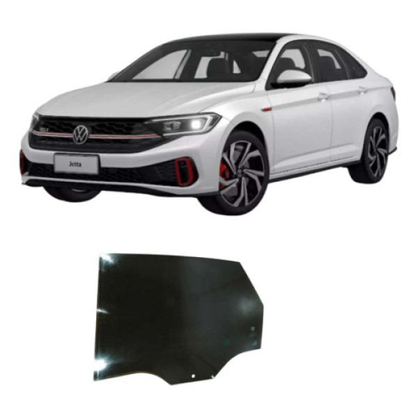 Vidro Porta Traseira Esquerda Volkswagen Jetta Gli 2023