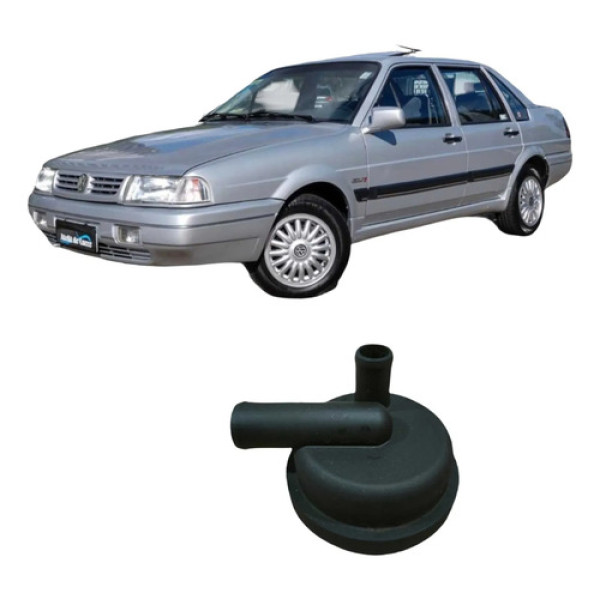 Tampa Válvula Anti Chamas Vw Santana 1997 53911170510 Preto