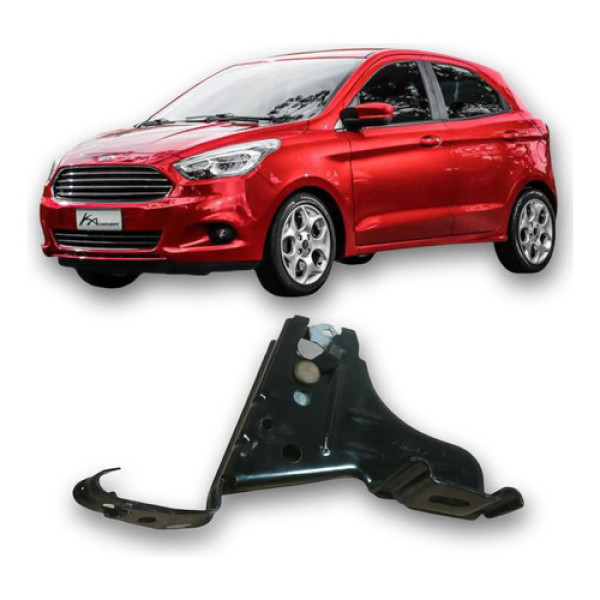 Dobradiça Banco Traseiro Direito Ford Ka 2015 Original  Preto