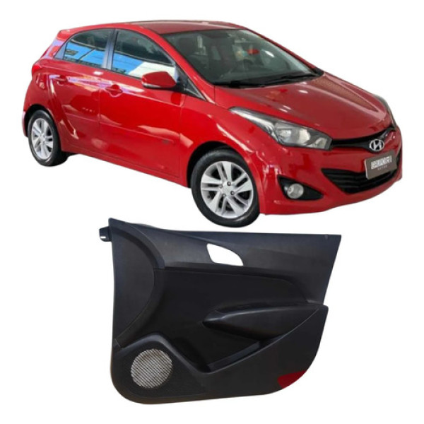 Forro Porta Dianteira Direita Hyundai Hb20 2017 82823430 Preto