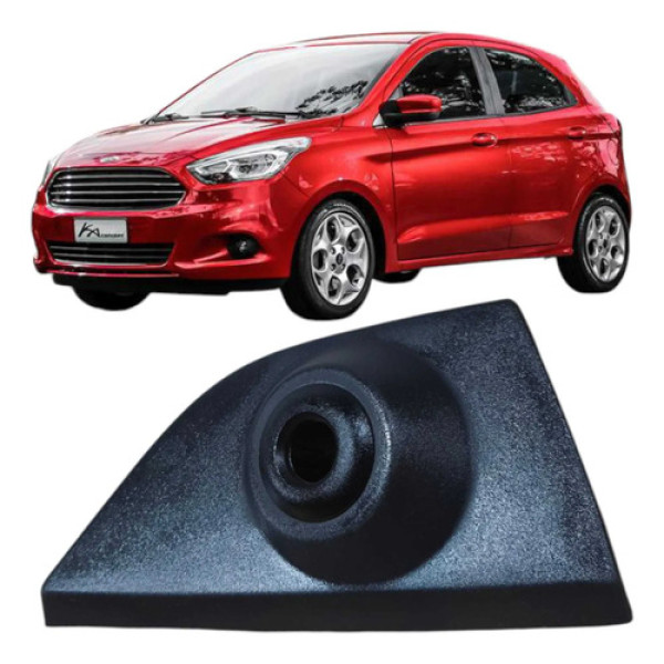 Acabamento Esquerdo Retrovisor Ford Ka 2015 E3b5a23409 Preto