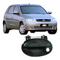 Maçaneta Porta Dianteira Esquerda Gm Corsa 2006 24434865 Preto Dianteira