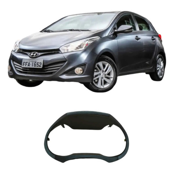 Moldura Painel Instrumento Hyundai Hb20 2013 1.0 848301s000 Preto