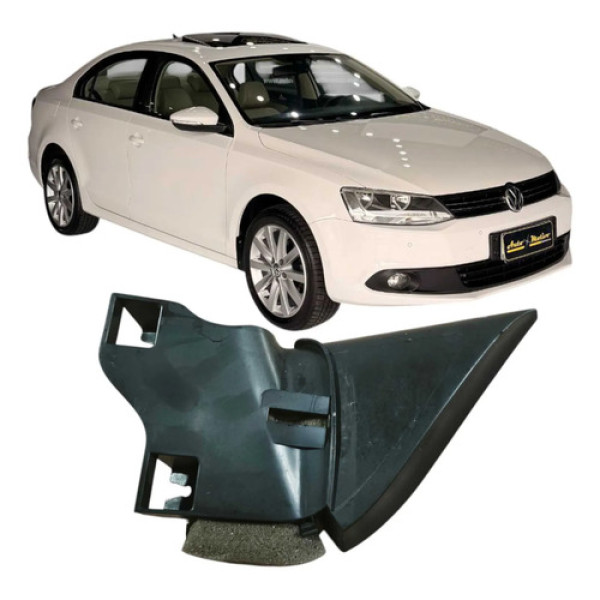 Acabamento Retrovisor Esquerdo Vw Jetta 2013 2.0 Original Preto