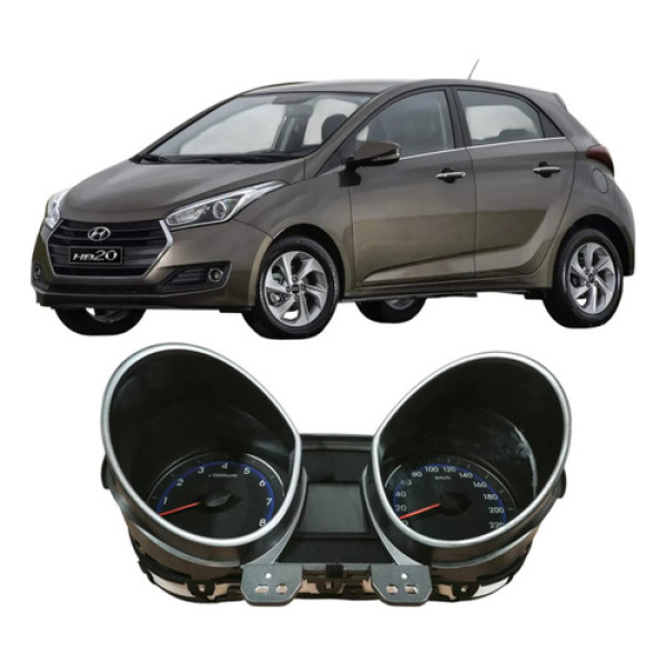 Painel Instrumento  Hyundai Hb20 2016 1.0 3c 940231s000 Preto