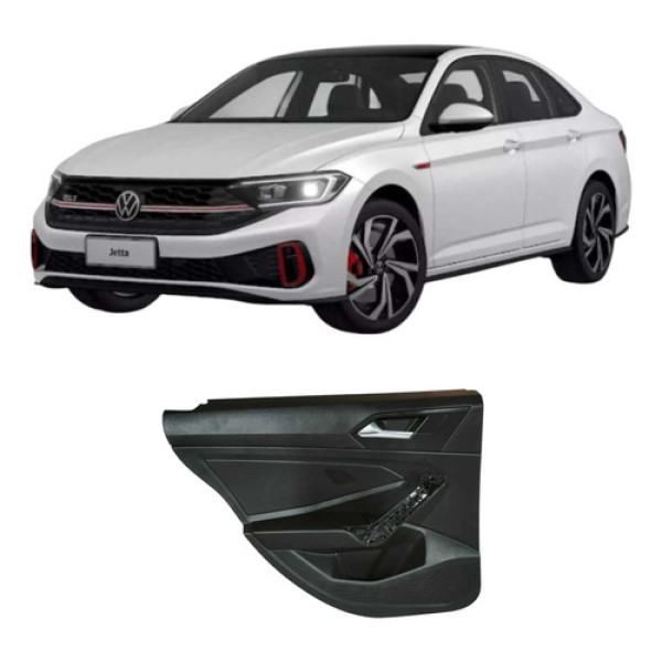 Forro Porta Traseira Esquerd Vw Jetta Gli 2023 17a867487