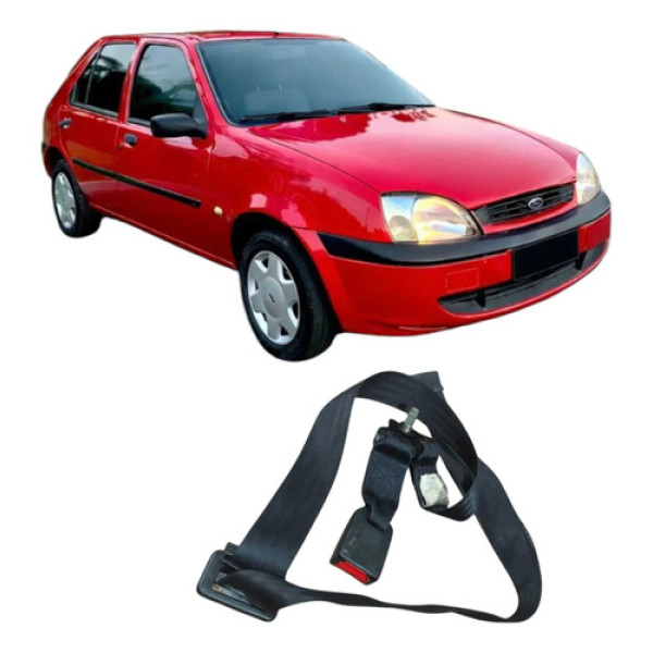 Cinto Segurança Traseiro Central Ford Fiesta 2000 Original