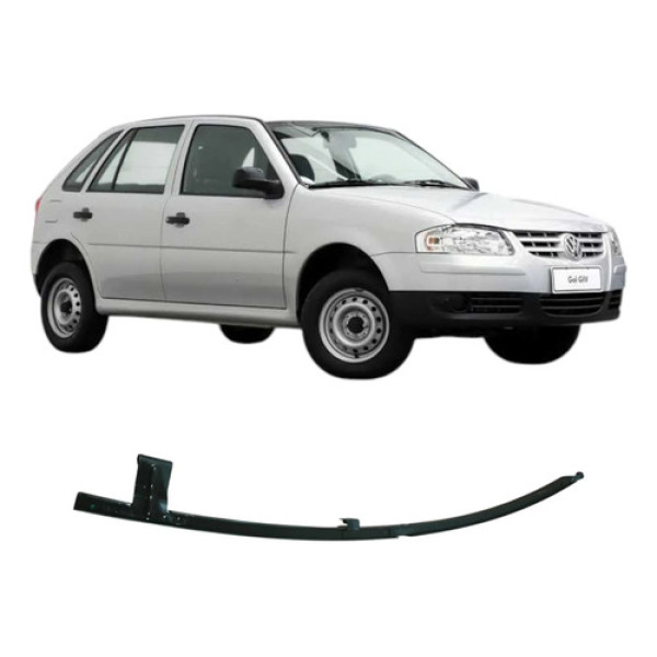 Guia Vidro Traseiro Esquerdo Volkswagen Gol 2009 Original Preto