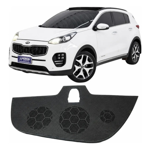 Acabamento Superior Painel Kia Sportage 2018 2.0 Original Prateado Listras