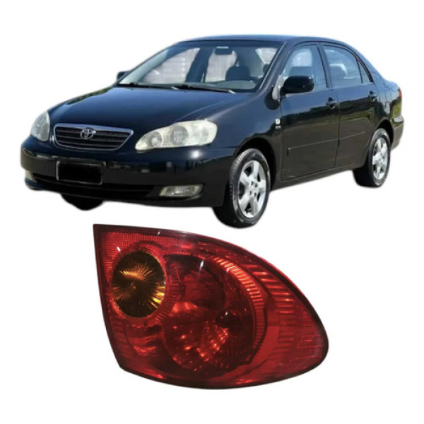 Lanterna Traseira Esquerda Toyota Corolla 2004 Original Esquerdo/motorista Vermelho